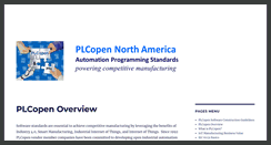 Desktop Screenshot of plcopen-na.org