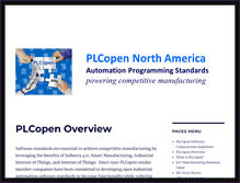 Tablet Screenshot of plcopen-na.org